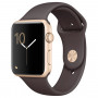 Смарт-часы Apple Watch S2 Sport 42mm Gold Al/Cocoa (MNPN2RU/A)