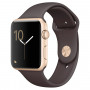 Смарт-часы Apple Watch S1 Sport 42mm Gold Al/CocoaSport MNNN2RU/A