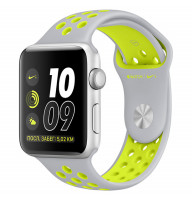 Смарт-часы Apple Watch Nike+ 42mm Silver Al/Volt (MNYQ2RU/A)